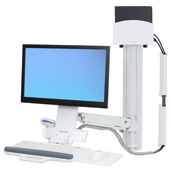 45-273-216 , Ergotron StyleView White PC Multimedia stand - 45-273-216