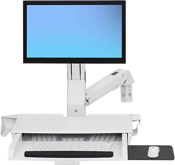 45-260-216 , Ergotron StyleView White PC Multimedia stand - 45-260-216