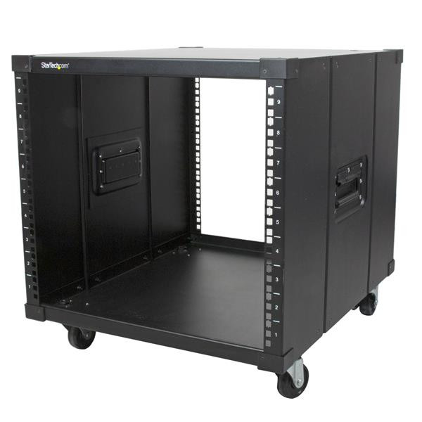 RK960CP , StarTech.com RK960CP rack cabinet 9U Freestanding rack Black