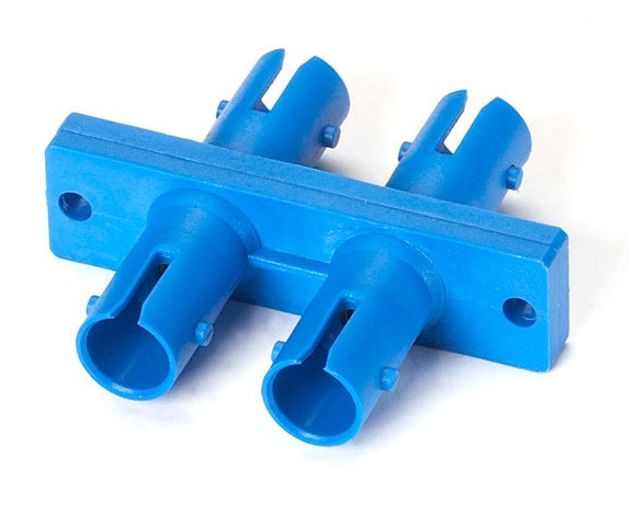 STST-DCP-AX , Axiom ST/ST fiber optic adapter Blue - STST-DCP-AX