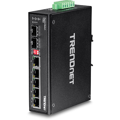 TI-G62 , Trendnet TI-G62 network switch Unmanaged L2 Gigabit Ethernet (10/100/1000) Black
