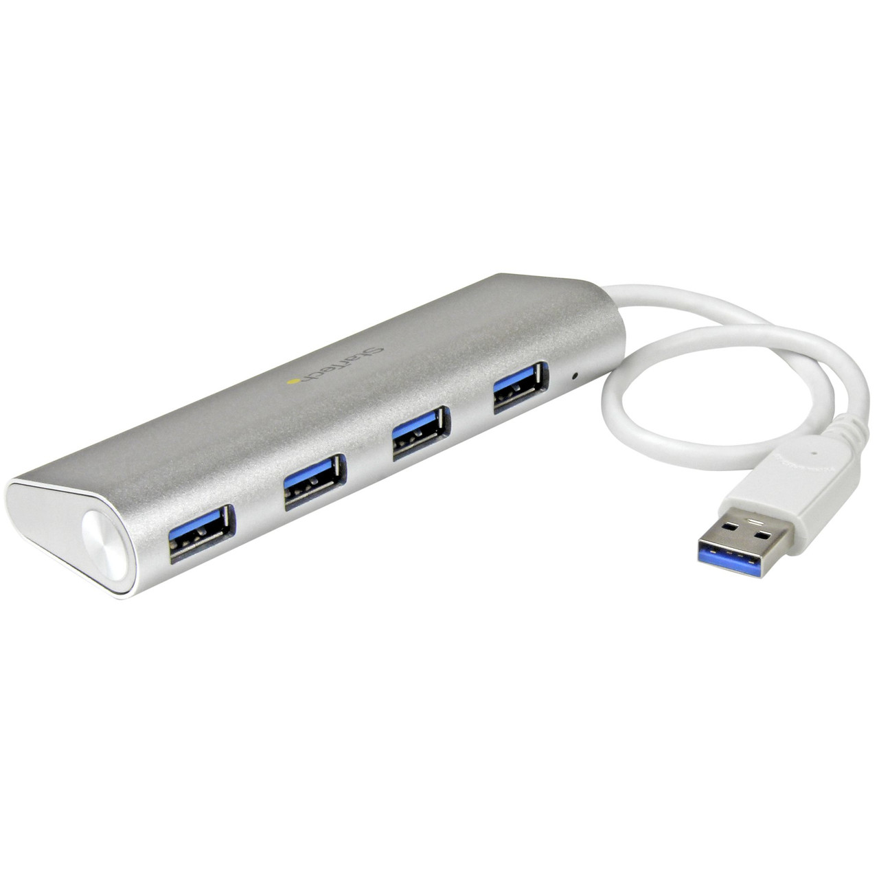 ST43004UA , StarTech.com ST43004UA interface hub USB 3.2 Gen 1 (3.1 Gen 1) Type-A 5000 Mbit/s Silver, White