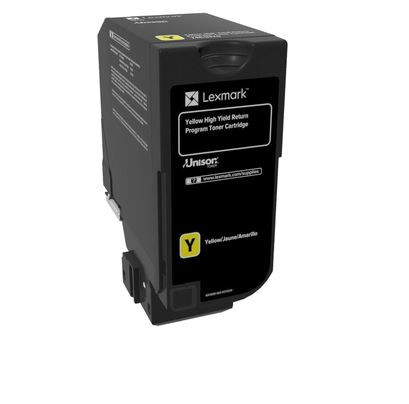 74C1HY0 , Lexmark 74C1HY0 toner cartridge Original Yellow 1 pcs