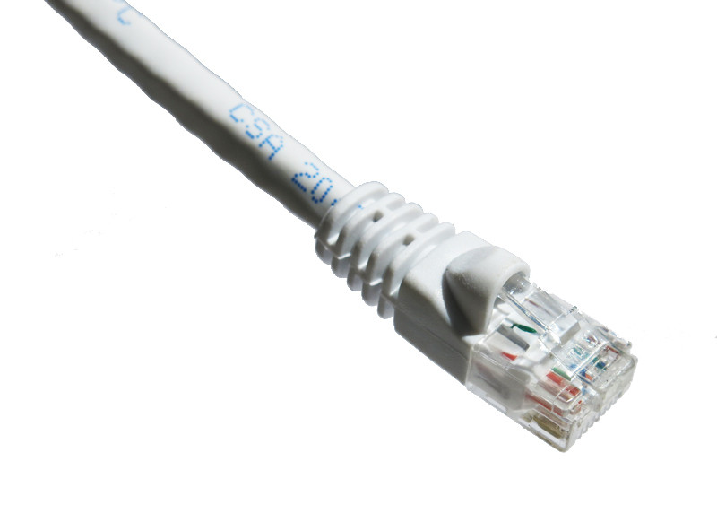 C6AMB-W15-AX , Axiom Cat6a 15ft networking cable White 181.1" (4.6 m) U/UTP (UTP) - C6AMB-W15-AX