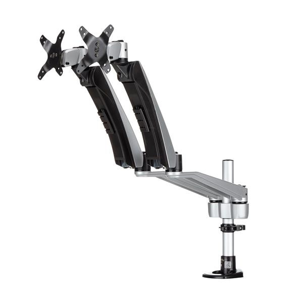 ARMDUAL30 , StarTech.com ARMDUAL30 monitor mount / stand 30" Desk Black, Silver