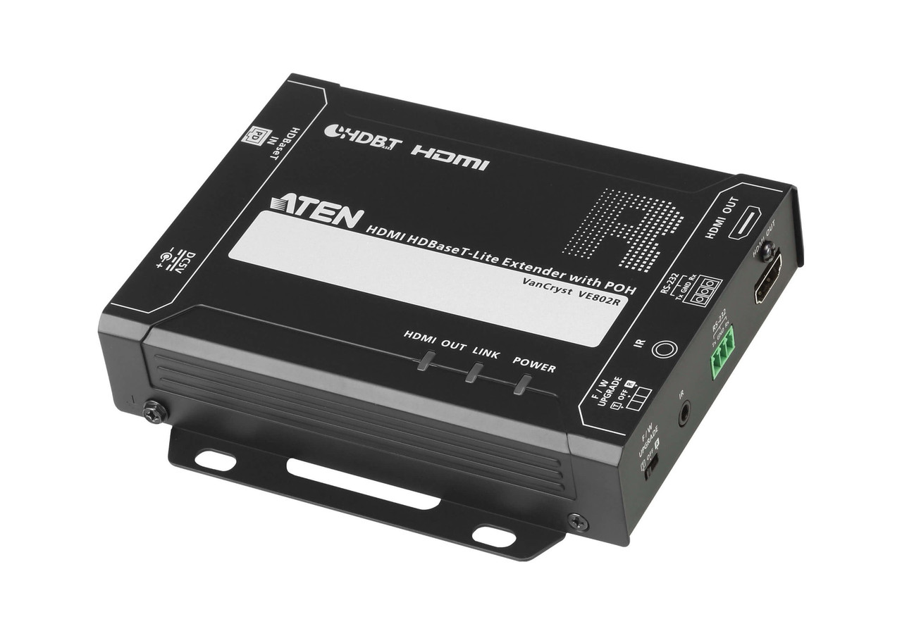 VE802R , ATEN VE802R AV extender AV receiver Black