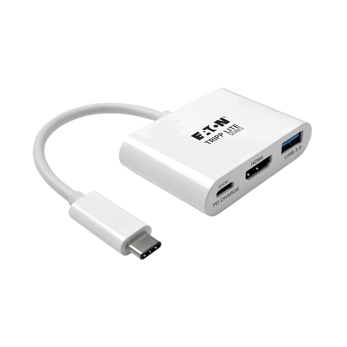 U444-06N-HU-C , Tripp Lite U444-06N-HU-C laptop dock/port replicator USB 3.2 Gen 1 (3.1 Gen 1) Type-C White