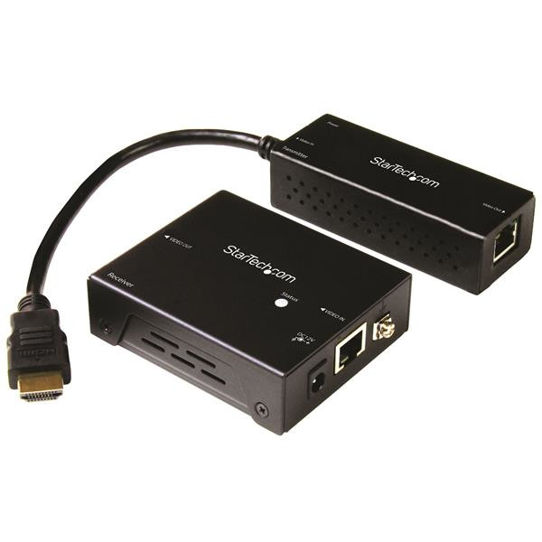 ST121HDBTDK , StarTech.com ST121HDBTDK AV extender AV transmitter & receiver Black