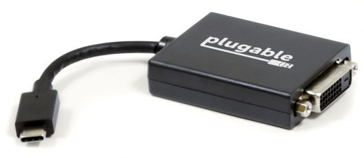 USBC-DVI , Plugable Technologies USBC-DVI USB graphics adapter Black