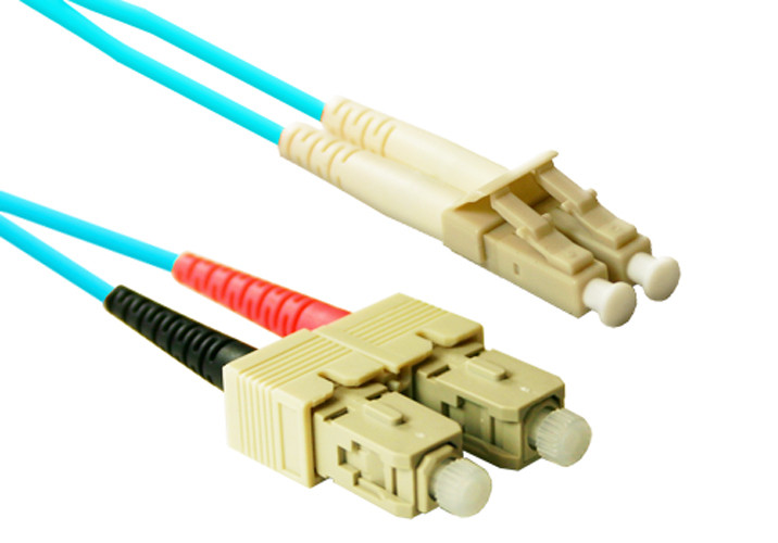 SCLC-OM4-1M-ENC , eNet Components SCLC-OM4-1M-ENC InfiniBand/fibre optic cable 39.4" (1 m) SC LC Turquoise