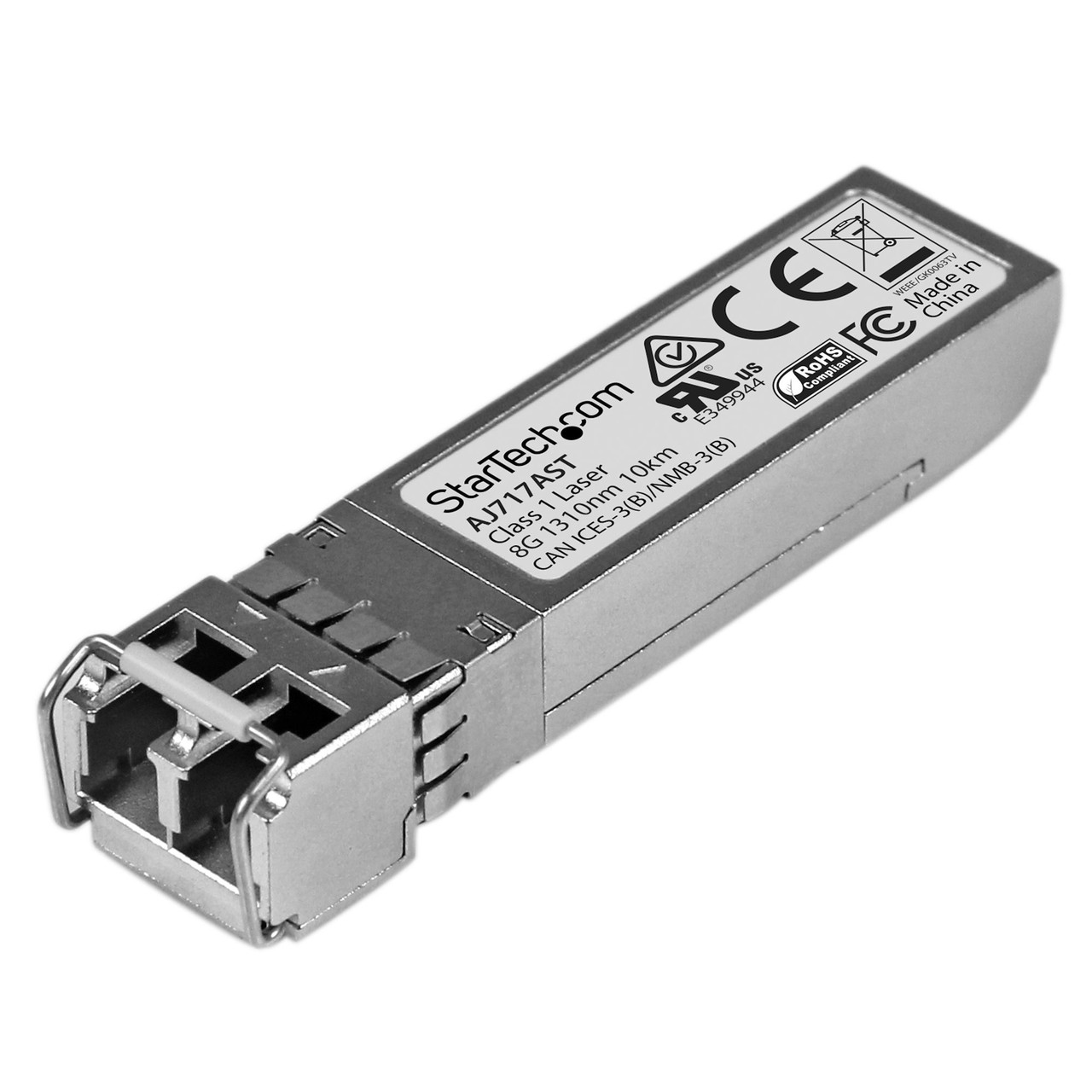 AJ717AST , StarTech.com AJ717AST network transceiver module Fiber optic 8000 Mbit/s SFP+ 1310 nm