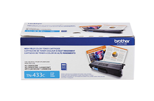 TN433C , Brother TN-433C toner cartridge 1 pc(s) Original Cyan - TN433C
