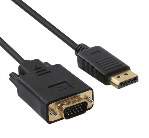 DPMVGAM06-AX , Axiom DPMVGAM06-AX video cable adapter 71.7" (1.82 m) DisplayPort VGA (D-Sub) Black