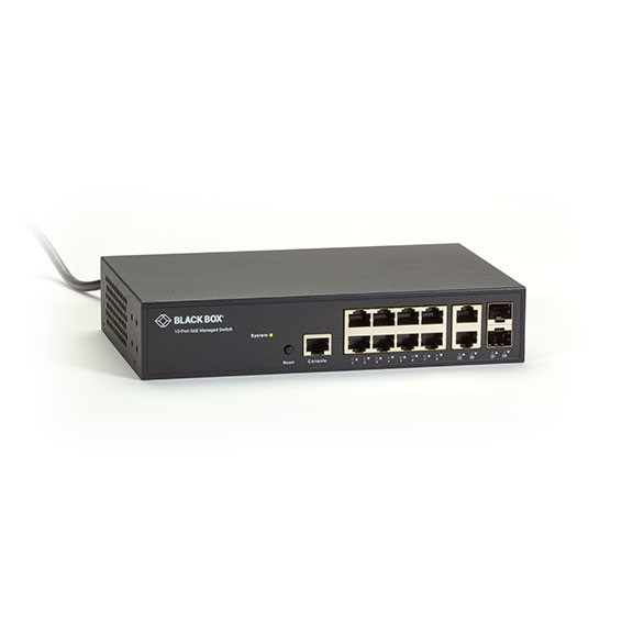 LGB1110A , Black Box LGB1110A network switch Managed L2+ Gigabit Ethernet (10/100/1000)