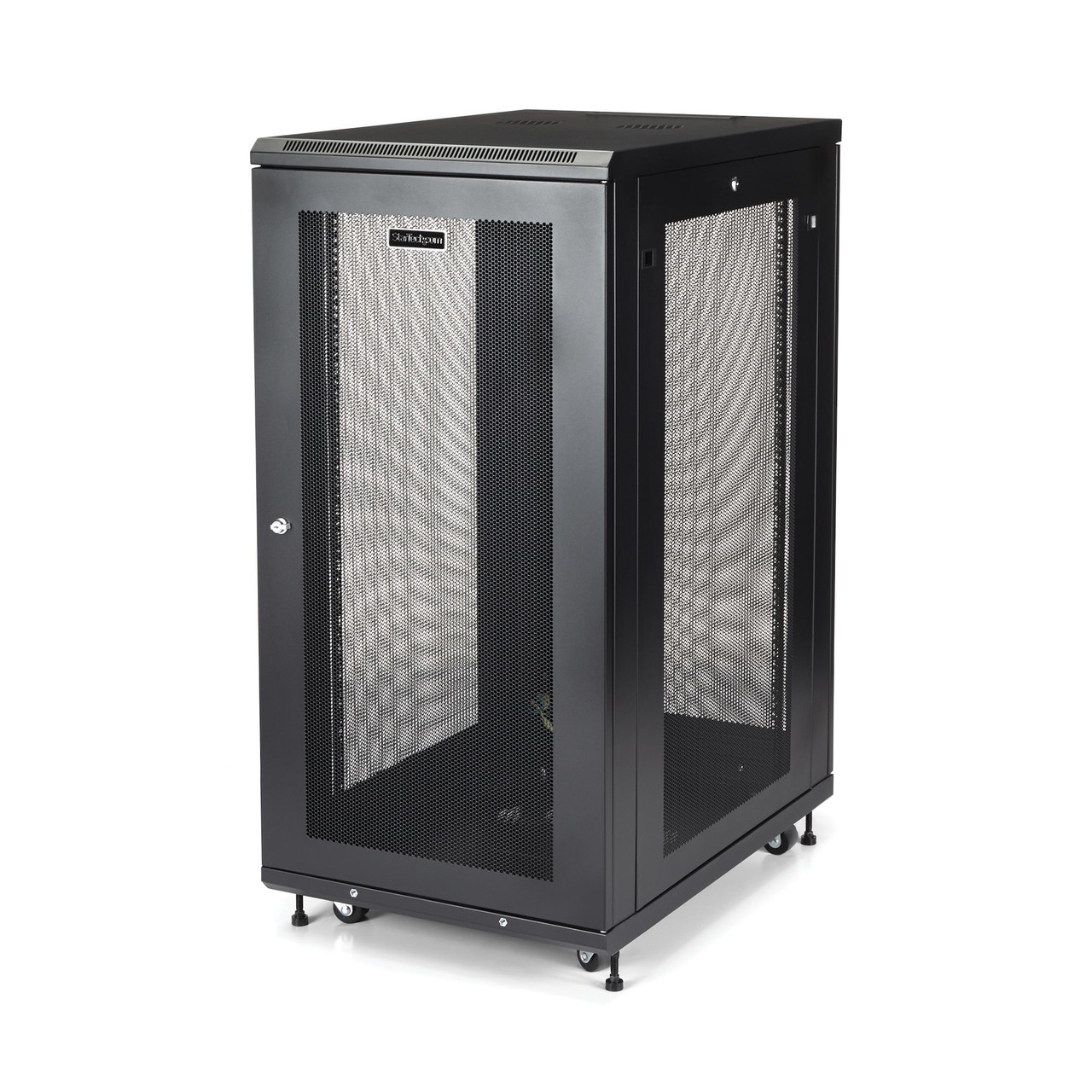 RK2433BKM , StarTech.com RK2433BKM rack cabinet 24U Freestanding rack Black