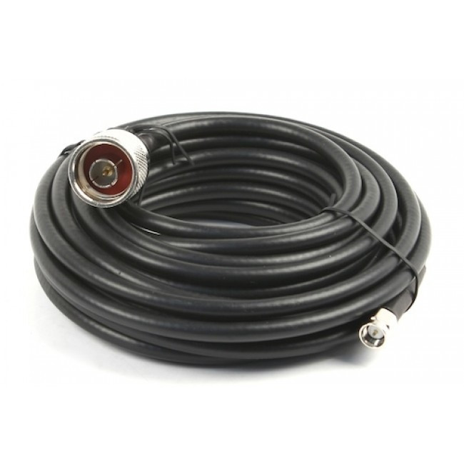 955822 , Wilson Electronics 20 RG58 N Male SMA Male coaxial cable RG58U 236.2" (6 m) Black - 955822