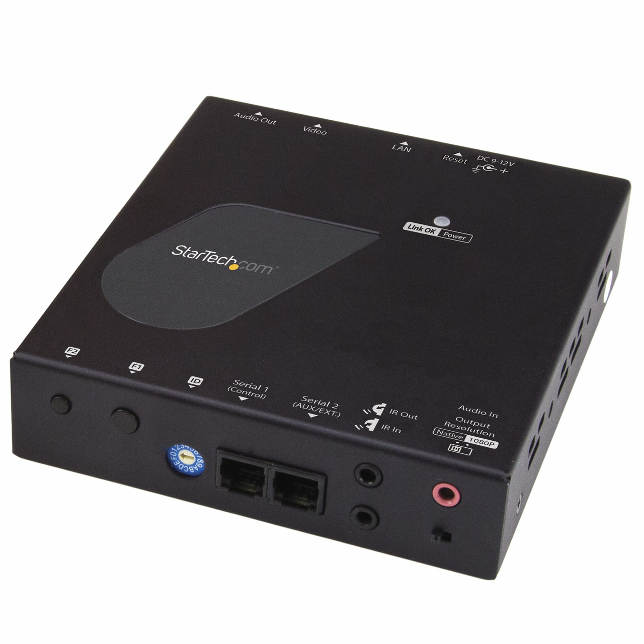 ST12MHDLAN4R , StarTech.com ST12MHDLAN4R AV extender AV receiver Black