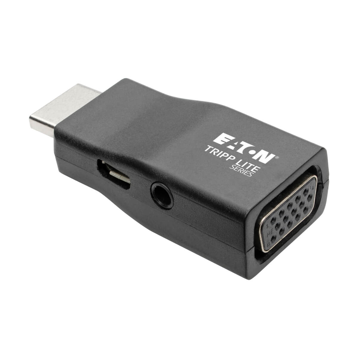 P131-000-A , Tripp Lite P131-000-A cable gender changer HDMI 3.5MM; HD15; MICRO-USB B Black