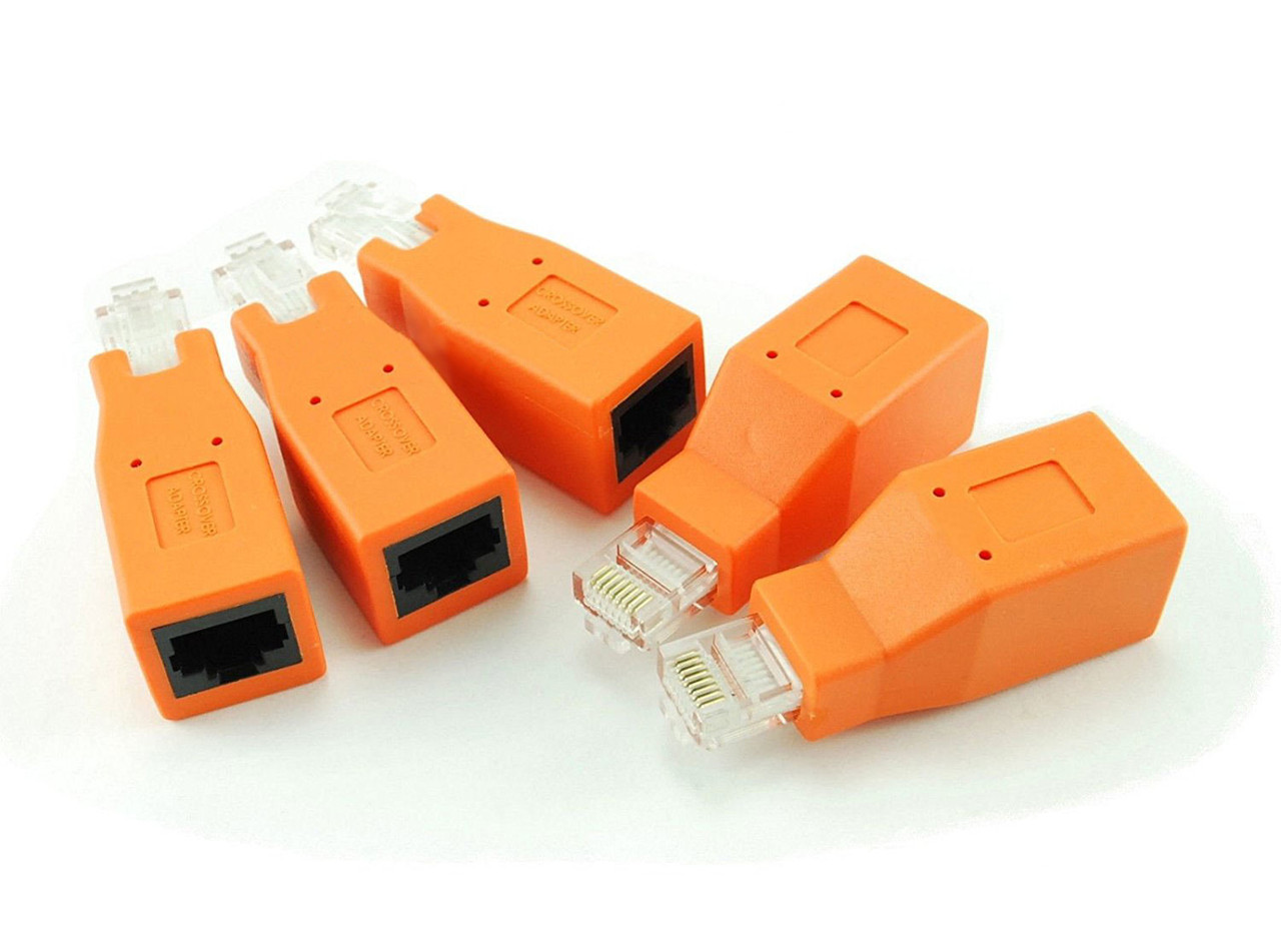 Axiom C6RJ45MFA5P-AX wire connector RJ-45 Orange