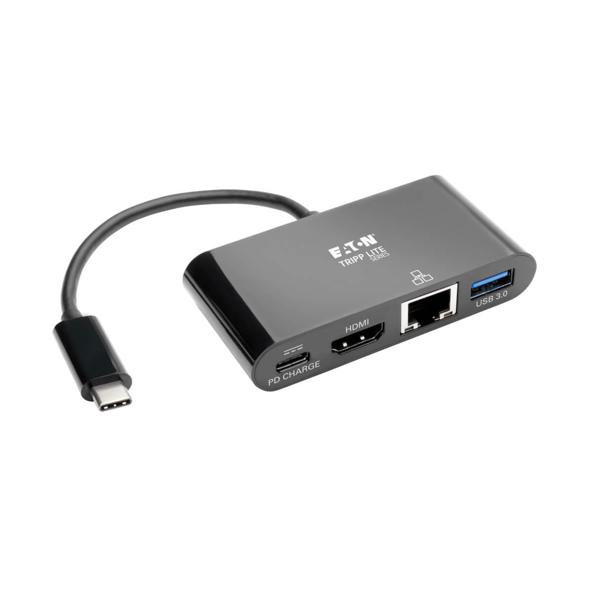 U444-06N-HGUB-C , Tripp Lite U444-06N-HGUB-C laptop dock/port replicator USB 3.2 Gen 2 (3.1 Gen 2) Type-C Black