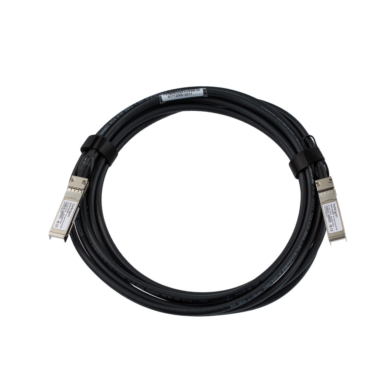 EXSFP10GEDA5 , StarTech.com EXSFP10GEDA5 InfiniBand/fibre optic cable 196.9" (5 m) SFP+ Black