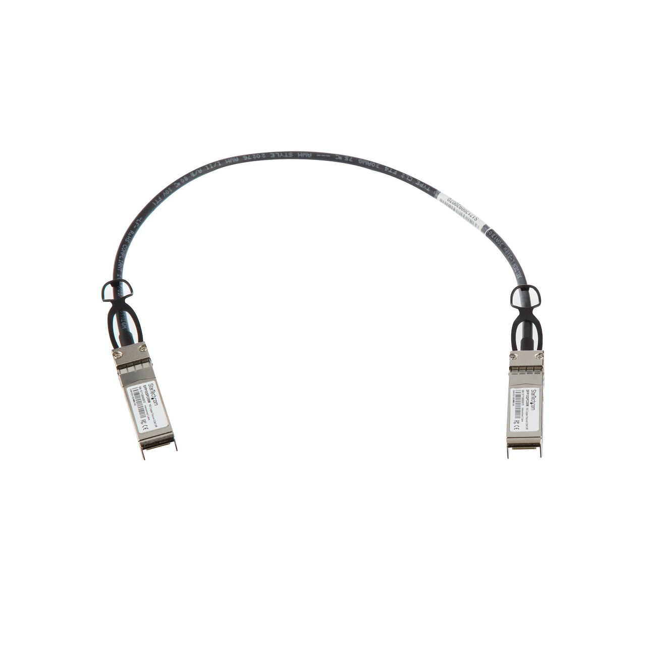SFP10GPC05M , StarTech.com SFP10GPC05M InfiniBand/fibre optic cable 19.7" (0.5 m) SFP+ Black