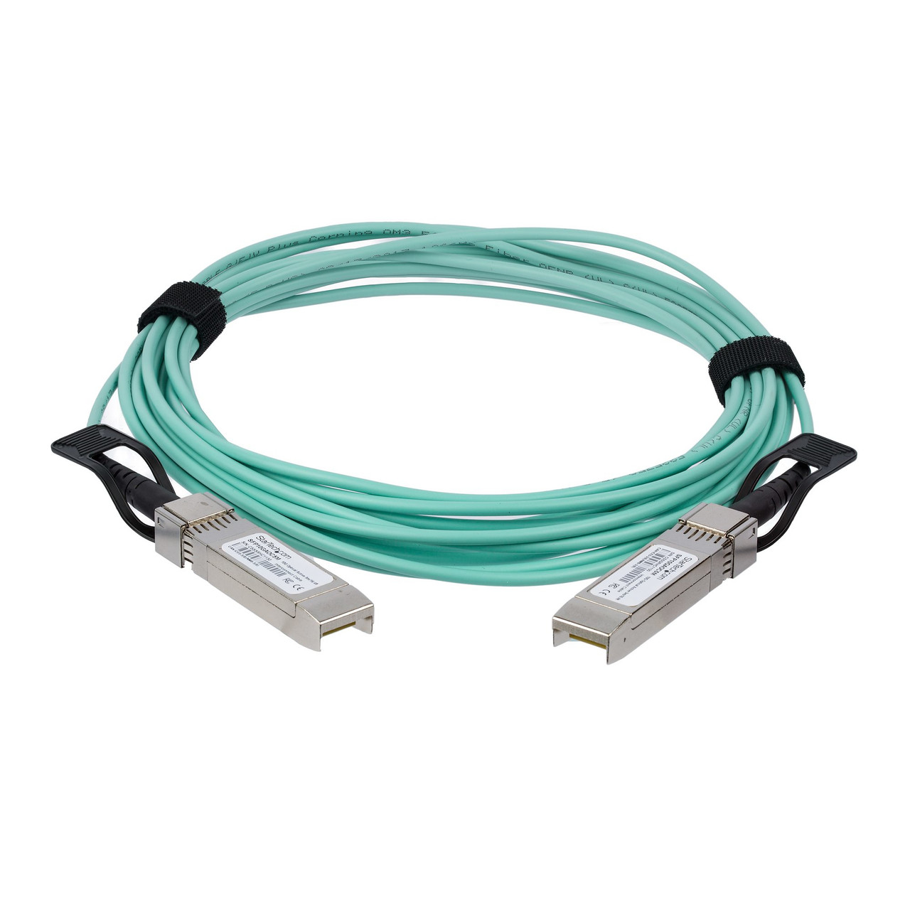 SFP10GAOC5M , StarTech.com SFP10GAOC5M InfiniBand/fibre optic cable 196.9" (5 m) SFP+ Turquoise