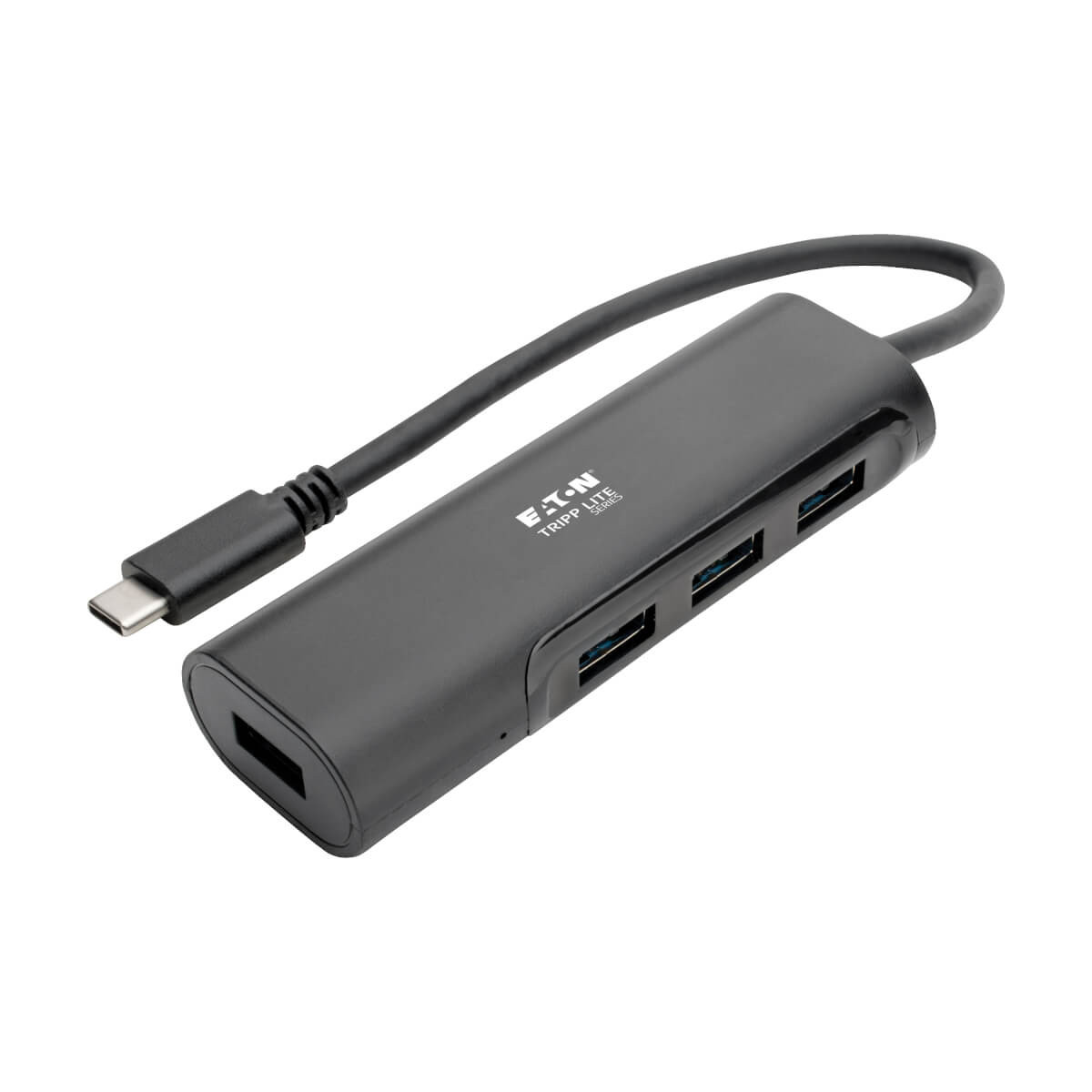 U460-004-4AB , Tripp Lite U460-004-4AB interface hub USB 3.2 Gen 2 (3.1 Gen 2) Type-C 5000 Mbit/s Black