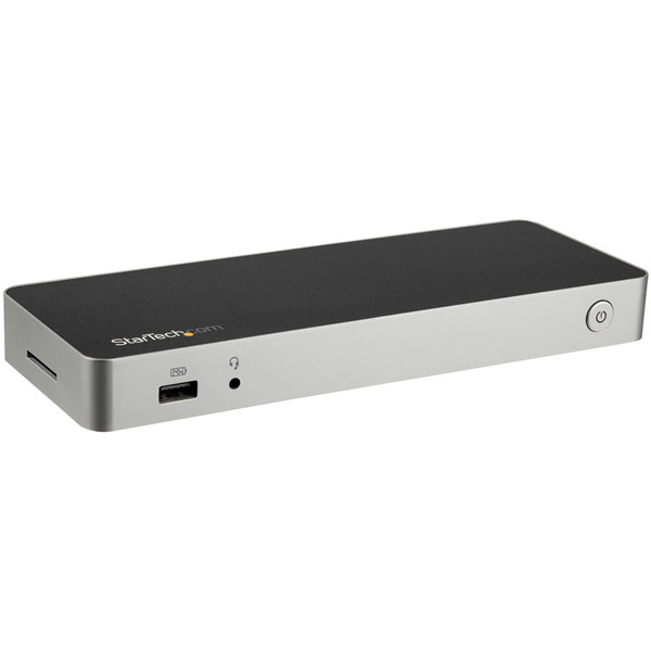 DK30CHDDPPD , StarTech.com DK30CHDDPPD laptop dock/port replicator Wired USB 3.2 Gen 1 (3.1 Gen 1) Type-C Black, Silver