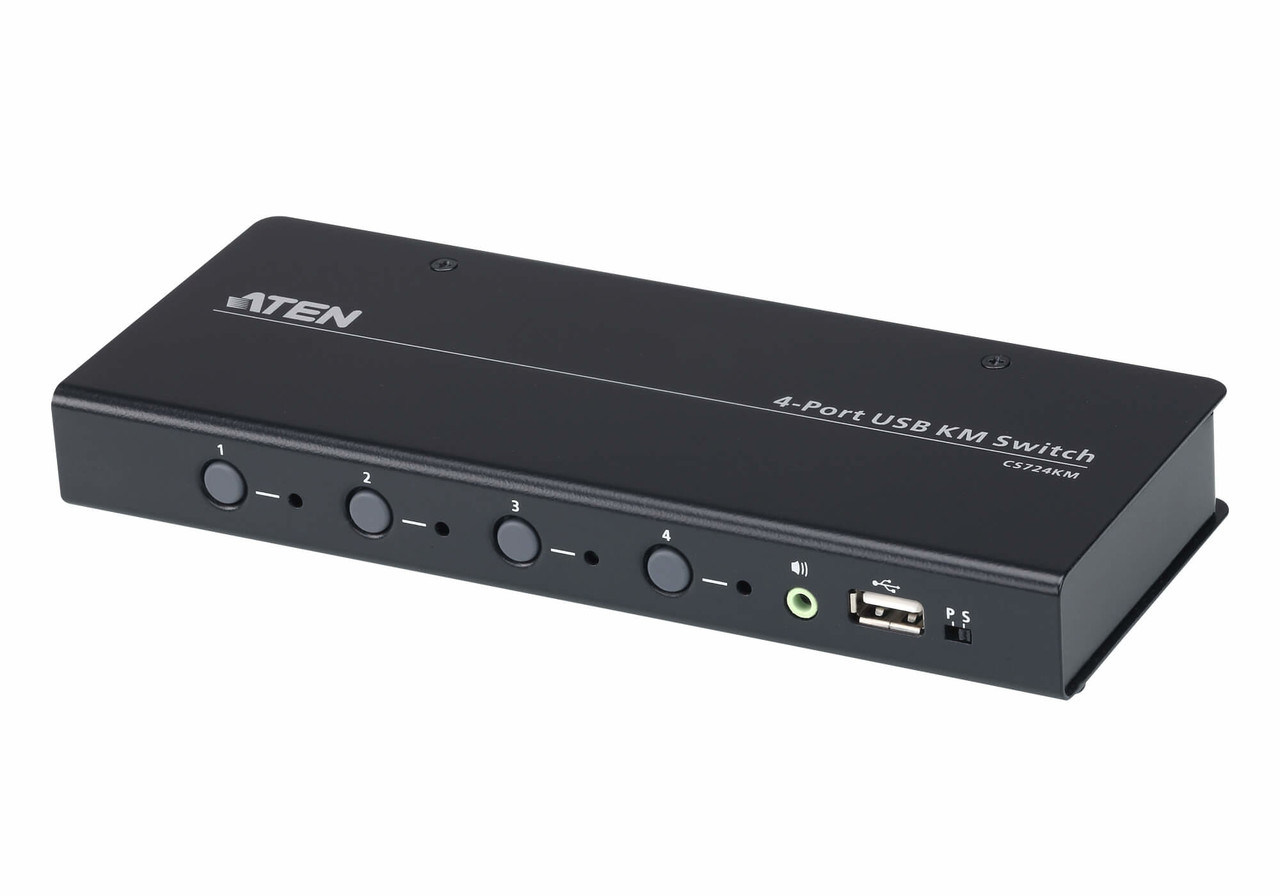 CS724KM , ATEN CS724KM KVM switch Black