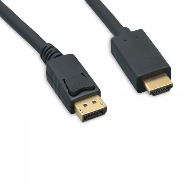 DPM-HDMIM-10F , eNet Components DPM-HDMIM-10F video cable adapter 119.7" (3.04 m) DisplayPort HDMI Black