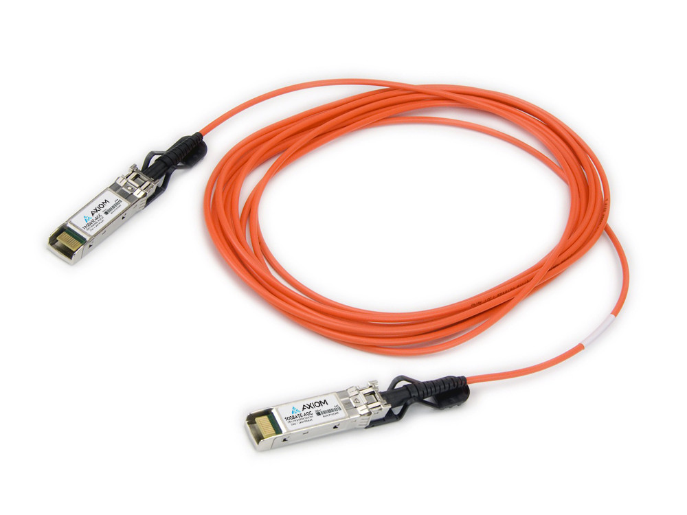 SFP-10GB-AOC05M-AX , Axiom SFP-10GB-AOC05M-AX InfiniBand/fibre optic cable 196.9" (5 m) SFP+ Orange