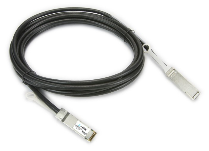 QFX-QSFP-DAC-3M-AX , Axiom QFX-QSFP-DAC-3M-AX InfiniBand/fibre optic cable 118.1" (3 m) QSFP+ Black