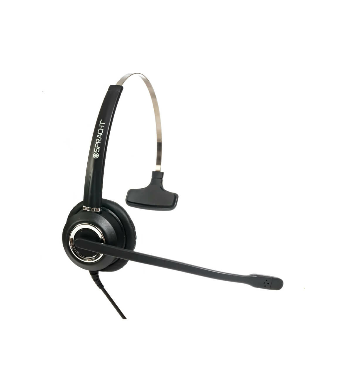 ZUMRJ9M , Spracht ZūM RJ9 Headset Wired Head-band Office/Call center Black, Silver