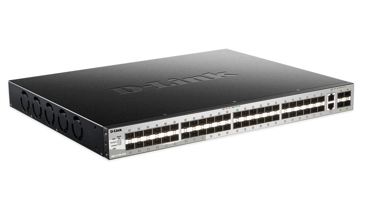 DGS-3130-54S , D-Link DGS-3130-54S Managed L3 Black, Gray