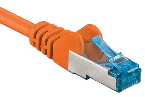 C6A-OR-25-ENC , eNet Components C6A-OR-25-ENC networking cable Orange 300" (7.62 m) Cat6a