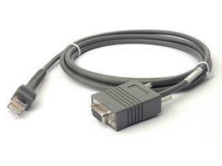 CBA-R01-S07PBR , Zebra CBA-R01-S07PBR serial cable Gray 84" (2.13 m) RS232 DB9