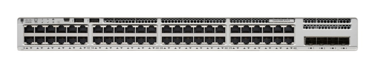 C9200L-48T-4X-E , Cisco Catalyst 9200L Managed L3 10G Ethernet (100/1000/10000) Gray