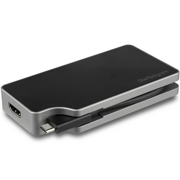 CDPVDHMDPDP , StarTech.com CDPVDHMDPDP USB graphics adapter 4096 x 2160 pixels Black, Gray