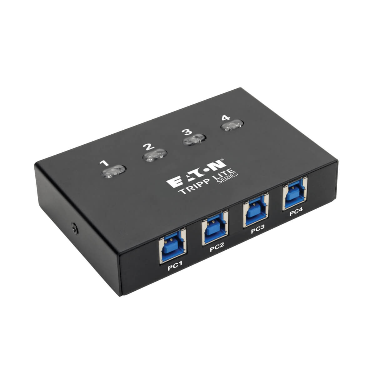 U359-004 , Tripp Lite U359-004 interface hub USB 3.2 Gen 1 (3.1 Gen 1) Type-A 5000 Mbit/s Black