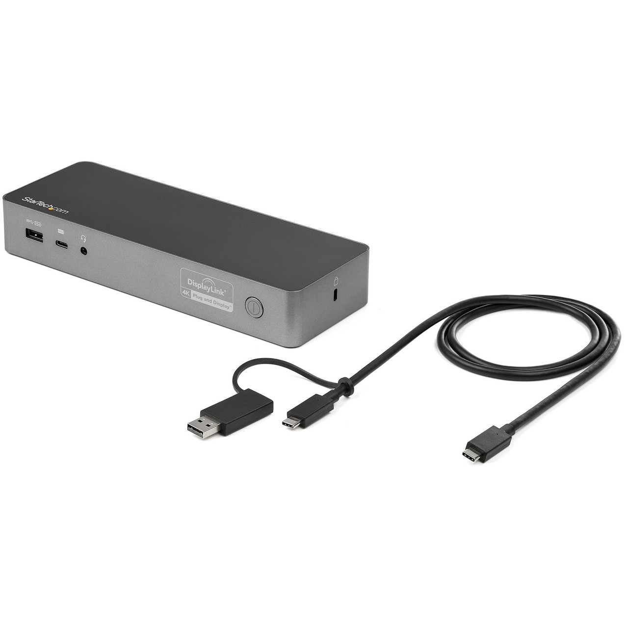DK30C2DPPD , StarTech.com DK30C2DPPD laptop dock/port replicator Wired USB 3.2 Gen 1 (3.1 Gen 1) Type-C Black, Gray