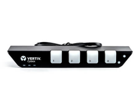AFP0004 , Vertiv AFP0004 KVM switch Black, White