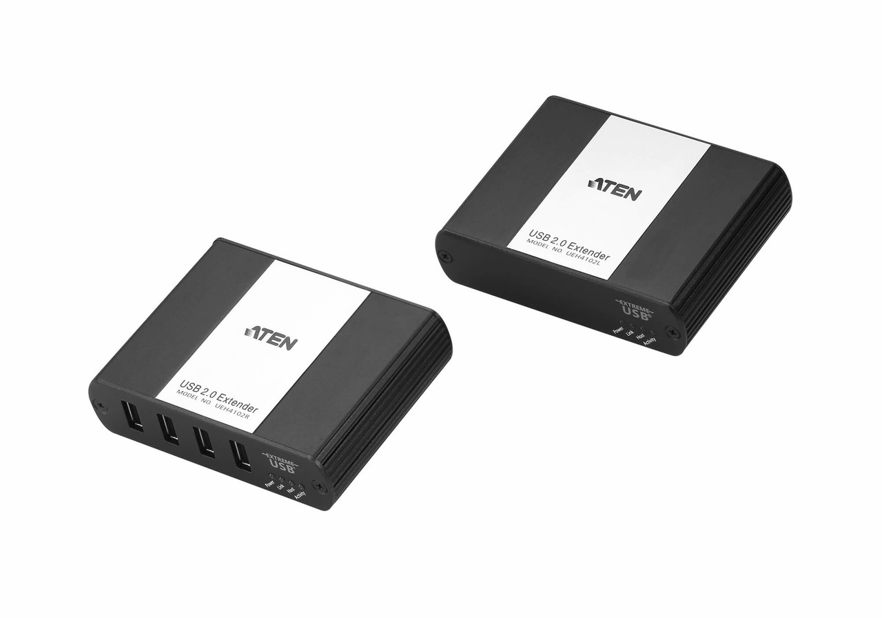 UEH4102 , ATEN UEH4102 network extender Network transmitter & receiver Black 10, 100, 1000 Mbit/s