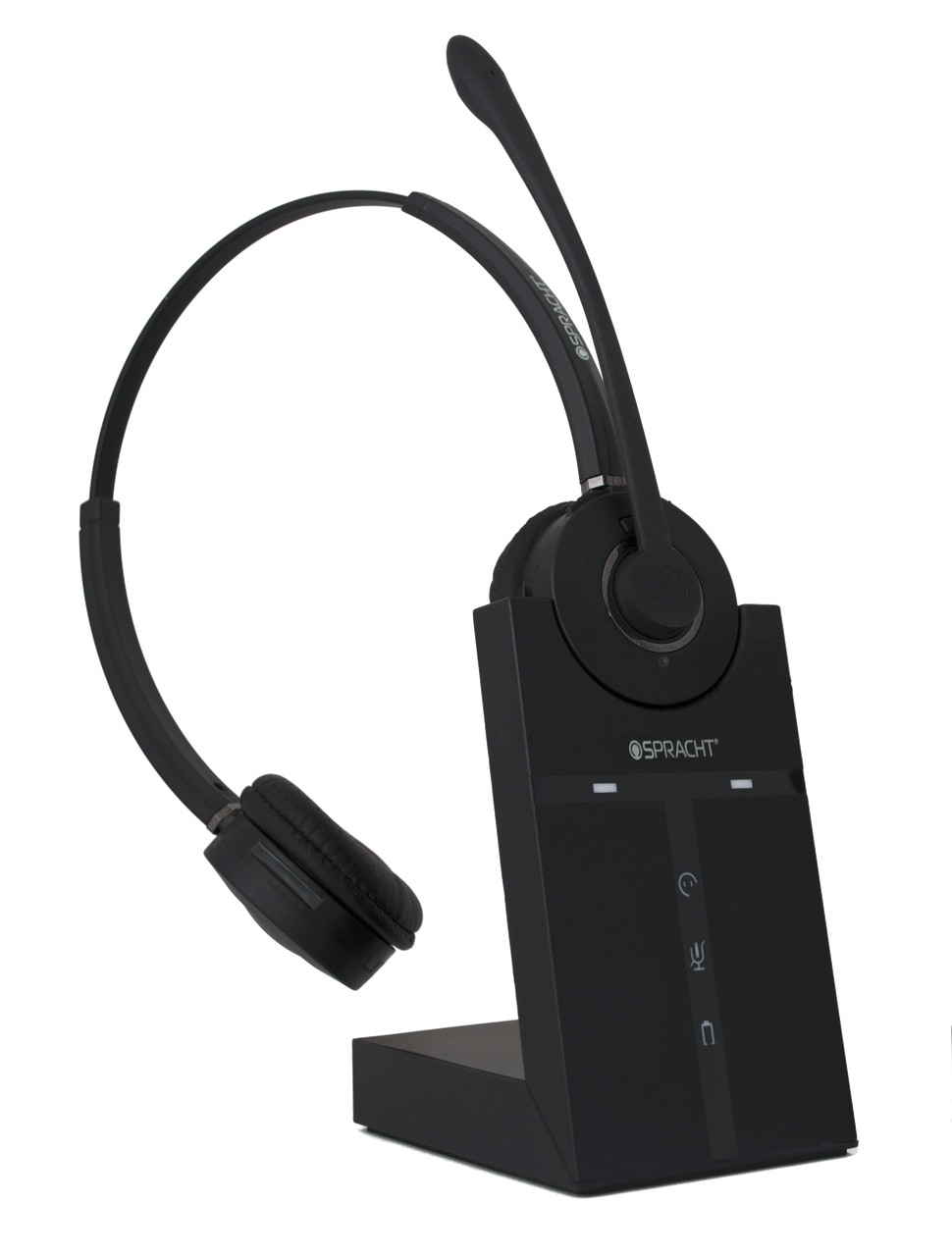 HS-2019 , Spracht HS-2019 headphones/headset Wireless Head-band Office/Call center Bluetooth Black