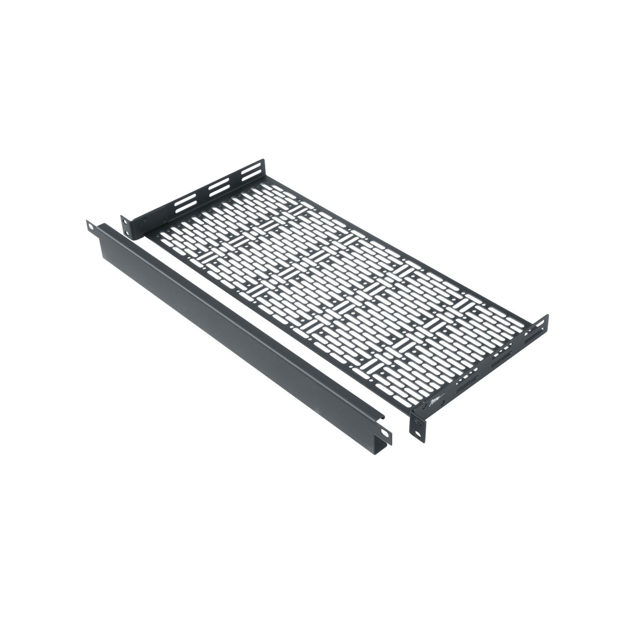 UFA-8-F1 , Middle Atlantic 1 RU UFA Rackshelf, 8 Inches Deep with 1 RU Faceplate