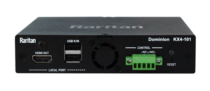 DKX4-101 , Raritan KX IV-101 KVM switch Rack mounting Black