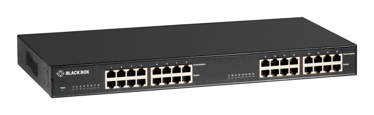 LPJ016A-T-R2 , Black Box LPJ016A-T-R2 PoE adapter Gigabit Ethernet