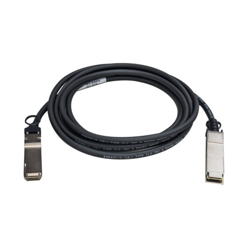 CAB-NIC40G30M-QSFP , QNAP CAB-NIC40G30M-QSFP InfiniBand/fibre optic cable 118.1" (3 m) QSFP+ Black