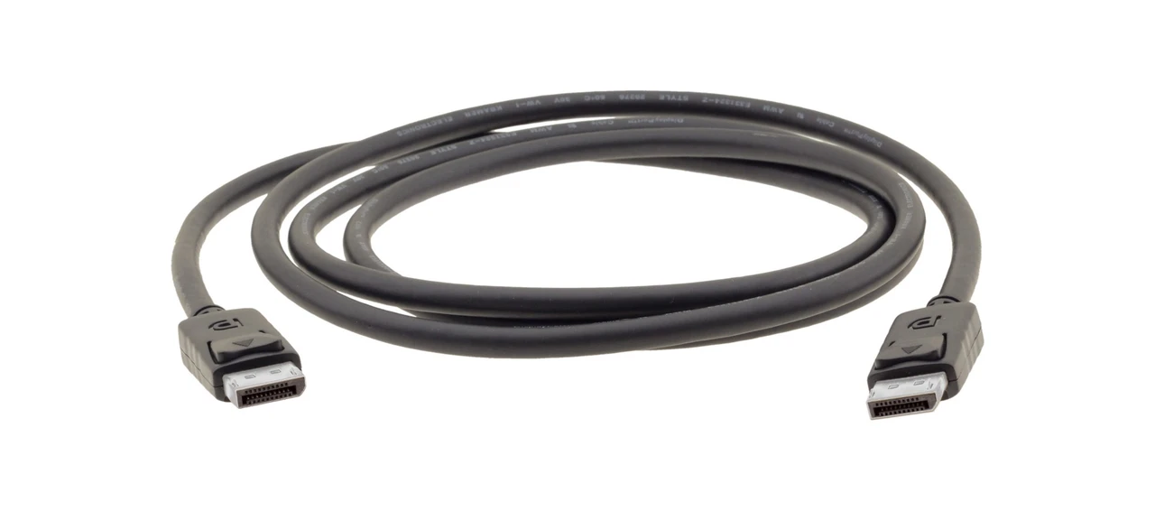 97-0617015 , Kramer Electronics C-DP 181.1" (4.6 m) DisplayPort Black