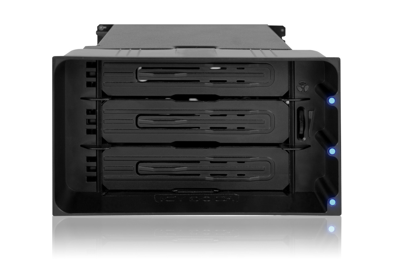 MB830SP-B , Icy Dock MB830SP-B storage drive enclosure HDD enclosure Black 3.5"